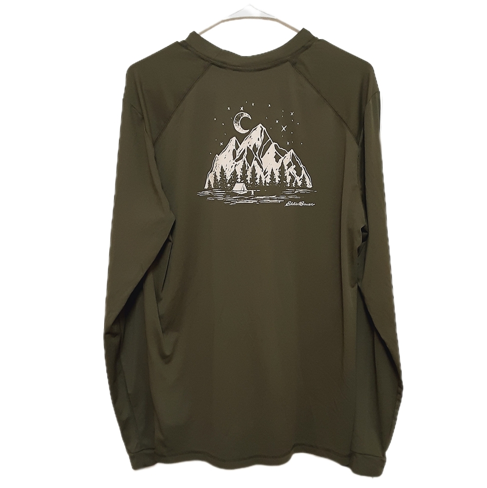 Eddie Bauer Long Sleeve Active Shirt Mens Large